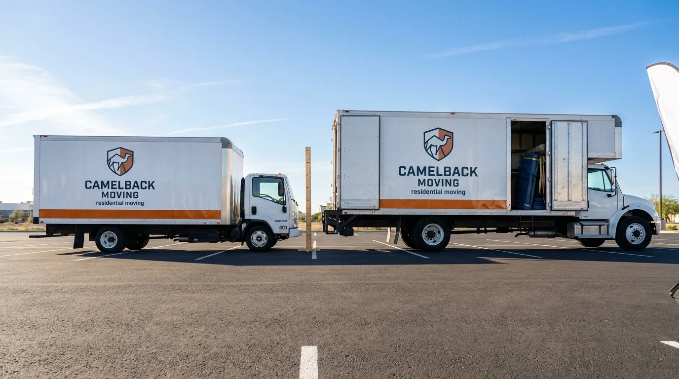 Moving truck size capacity guide in Lincolnville